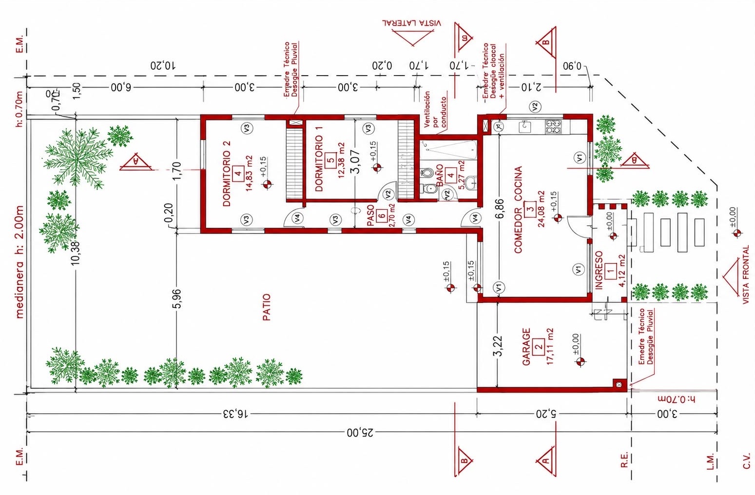 Plano de la vivienda