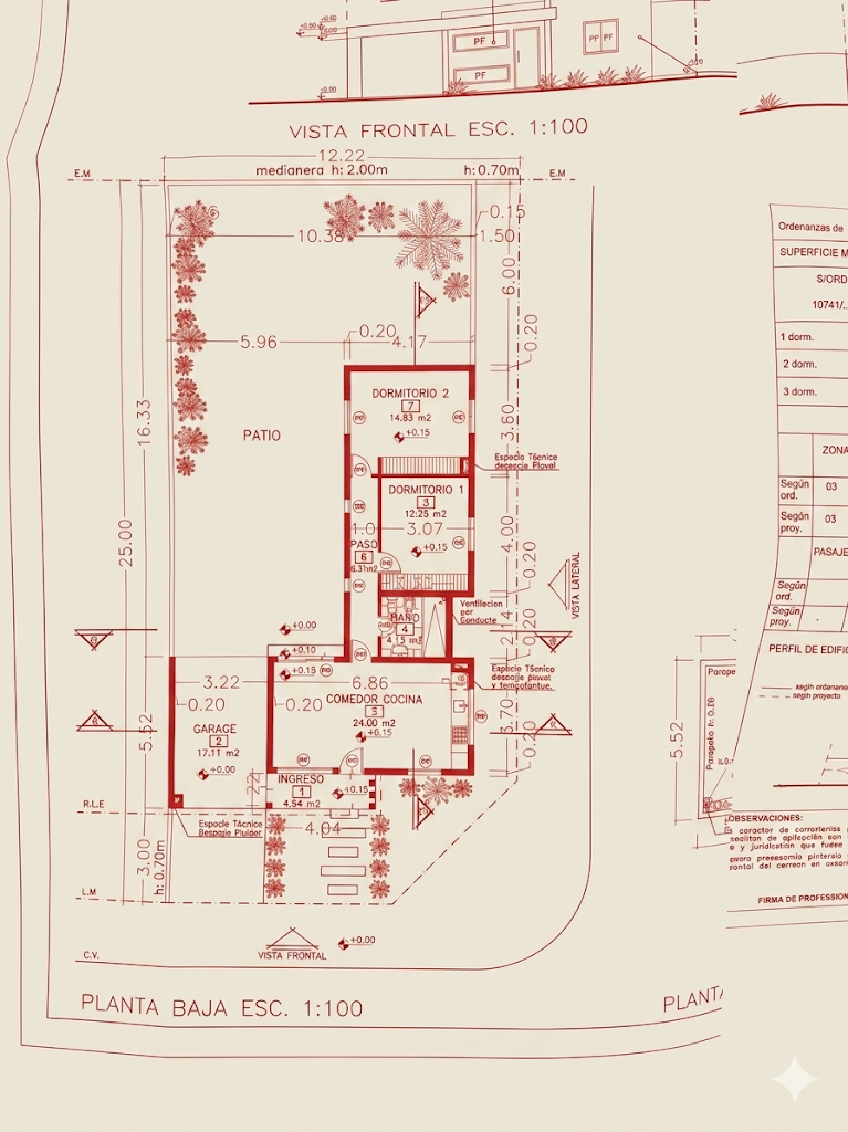 Plano de la vivienda
